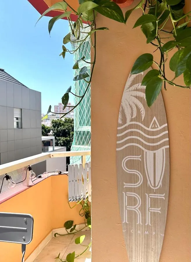 2 Min Dalla Spiaggia Loft Terrazza Casa Gialla لاس بالماس دي غران كاناريا شقة