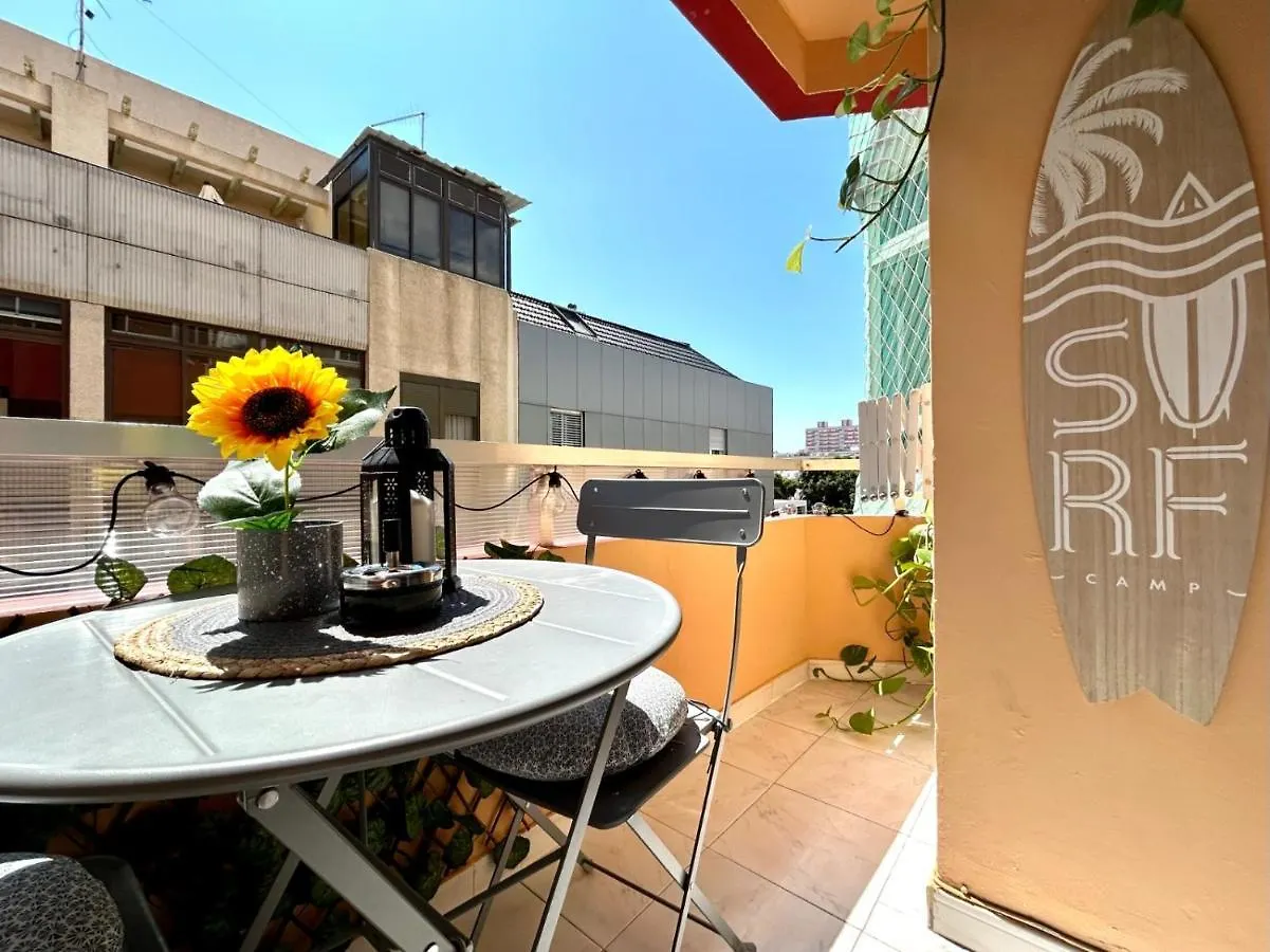 2 Min Dalla Spiaggia Loft Terrazza Casa Gialla لاس بالماس دي غران كاناريا شقة